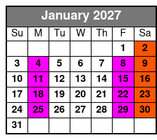 Redneck Comedy Bus Tour January Schedule