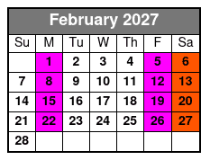 Redneck Comedy Bus Tour February Schedule
