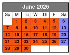 Aerial Adventure Park at Nashville West June Schedule