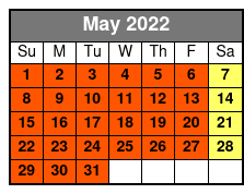 Nashville City Tour May Schedule