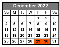 Ray Stevens CabaRay Elite Seating (Show Only) December Schedule