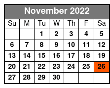 Ray Stevens CabaRay Dinner Show November Schedule