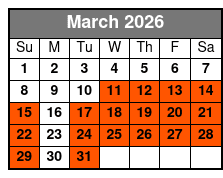 Live Nashville! Walking Tour March Schedule