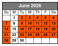 Live Nashville! Walking Tour June Schedule