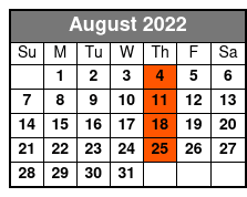 Taste Of Germantown August Schedule