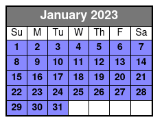 Arrington Vineyard Transport January Schedule