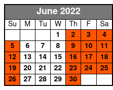 Nashville, TN Carriage Rides June Schedule