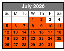 Soul of Music City Tour July Schedule