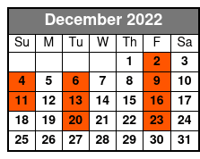 Historic Germantown Food Tour December Schedule