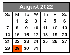 Taste of The Gulch August Schedule