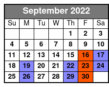 Taste of The Gulch September Schedule