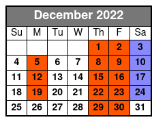 Taste of The Gulch December Schedule