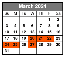 Williamsburg Savory Foodie Tour March Schedule