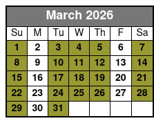 Private Walking Tour Through Colonial Williamsburg and William & Mary College March Schedule