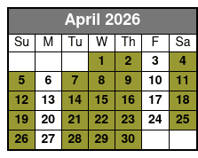 Private Walking Tour Through Colonial Williamsburg and William & Mary College April Schedule