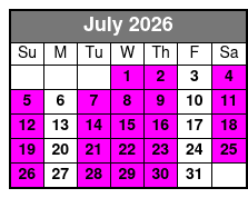 Private Walking Tour Through Colonial Williamsburg and William & Mary College July Schedule