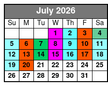 Private Walking Tour Through Colonial Williamsburg and William & Mary College July Schedule