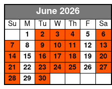 Private Full Day Tour & Ticket June Schedule