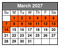 Private Colonial Williamsburg Architectural Tour March Schedule