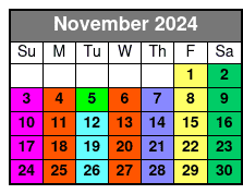 Williamsburg Segway Tours November Schedule