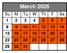 Williamsburg Segway Tours March Schedule