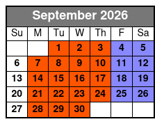 Williamsburg Segway Tours September Schedule