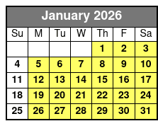 Virginia Capital Trail Segway Tours January Schedule