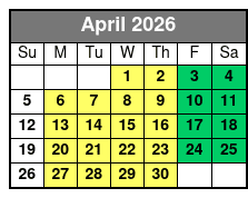 Virginia Capital Trail Segway Tours April Schedule