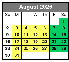 Virginia Capital Trail Segway Tours August Schedule