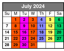 Powhatan Segway Tour July Schedule