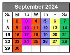 Powhatan Segway Tour September Schedule