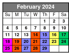Williamsburg E-Bike Tours February Schedule
