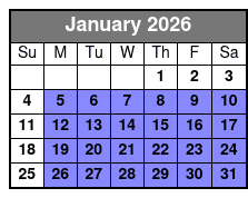 Powhatan E-Bike Tour January Schedule