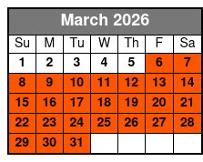 We Shall Overcome: A Williamsburg Black History Experience March Schedule