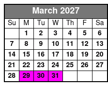 Private Tour of Historic Colonial William and Mary College March Schedule