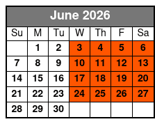  Colonial Williamsburg Ghost Stories and Walking Tour June Schedule