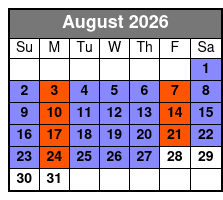 Exclusive Tour of Yorktown Museum, Battlefields & Historic Area August Schedule