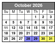 Exclusive Tour of Yorktown Museum, Battlefields & Historic Area October Schedule