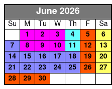 Busch Gardens & Water Country 2 Park 2 Day Combo Ticket June Schedule