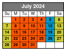 Water Country USA July Schedule