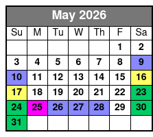 Water Country USA May Schedule