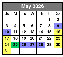 Water Country USA & Busch Gardens Williamsburg 2 Park Fun Card May Schedule