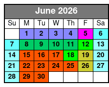 Water Country USA & Busch Gardens Williamsburg 2 Park Fun Card June Schedule