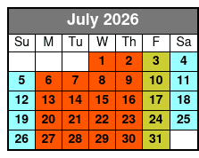 Water Country USA & Busch Gardens Williamsburg 2 Park Fun Card July Schedule