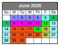 Water Country USA & Busch Gardens Williamsburg 2 Day Ticket June Schedule