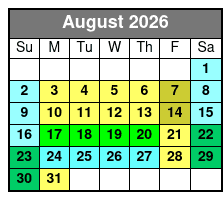 Water Country Single Day Ticket August Schedule