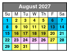 Water Country Single Day Ticket August Schedule