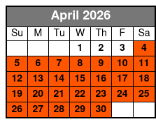 Small-Group Sunset Boat Tour Around Chincoteague & Assateague Islands April Schedule