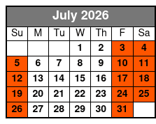 Duke Street Black History Tour July Schedule