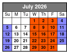Electric Bike Rentals July Schedule
